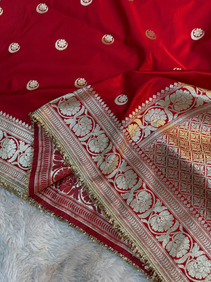 Chand-Tara Mashru Katan Silk Saree
